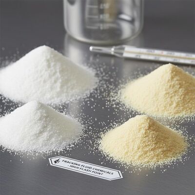 Particelle bianche o giallastre Polveri Fluidi chimici di fracking efficaci a temperature da 40°F a 300°F