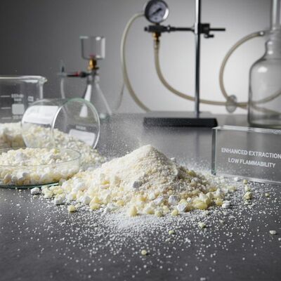 Fluidi di fratturazione a bassa infiammabilità Particelle e polveri bianche o giallastre migliorano l'estrazione di petrolio e gas mediante fratturazione idraulica